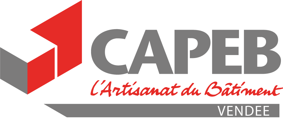 Logo CAPEB Vendée, GMCP, plâtrier au Champ-Saint-Père